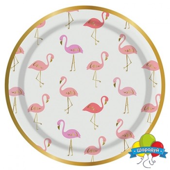 Тарелки Фламинго (6шт)